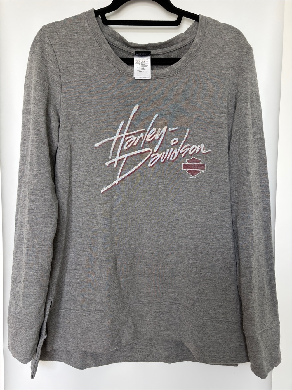 Harley-Davidson Yellowstone Gray Long Sleeve Tee Belgrade MT M
